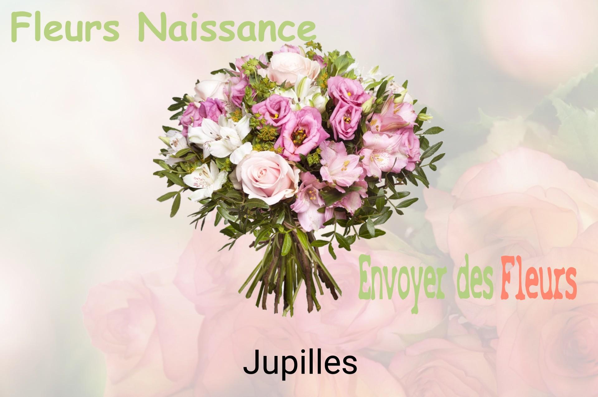Bouquet de fleurs de naissance livré à Jupilles